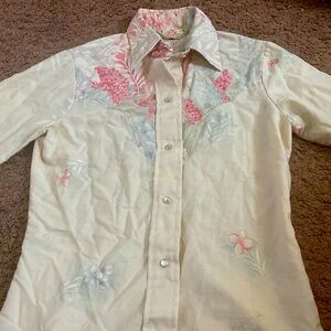 Larry Mahan Vintage Cowboy Collection Womens Shirt